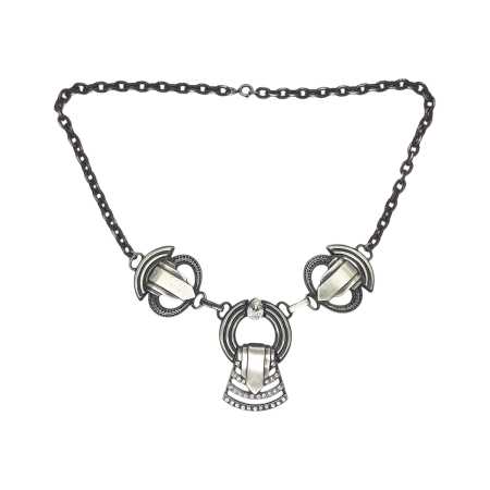 Modeschmuck Kette Art Deco